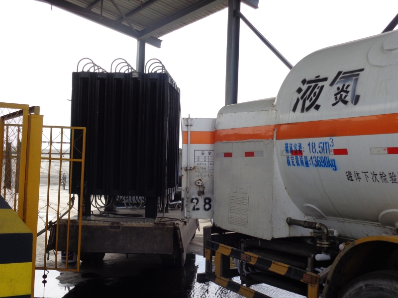 LNG气站与液氮预冷、打压、置换、调试